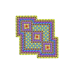 Cross Stitch Patch For Navratri Lehengas