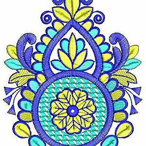 Beautiful Applique Patch Embroidery Design