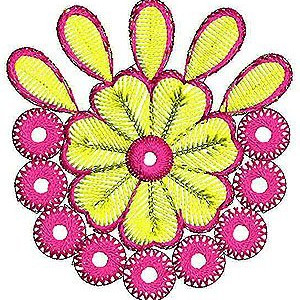Too Attractive Applique Embroidery Design
