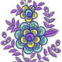 Butta Embroidery Design