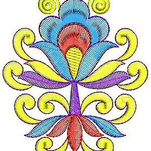 Tee Corner Applique Embroidery Design