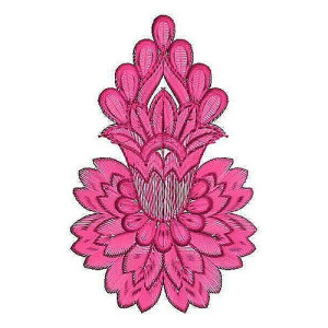 Dubai Galabiya Dress Patch Applique Embroidery Design