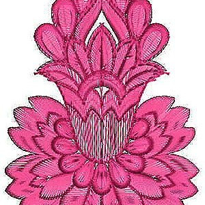 Dubai Galabiya Dress Patch Applique Embroidery Design
