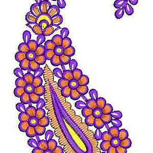 Head Gear Boho Chic Applique Embroidery Design