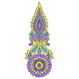 Belly Dance | Ballroom Dress | Applique Embroidery Design