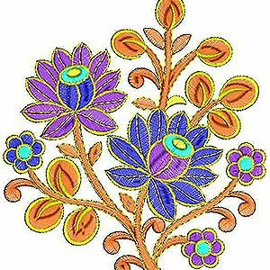 Dubai Baju Kurung Fashion Applique Embroidery Design