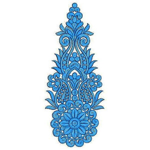 Ballroom Belly Dance Costume Applique Embroidery Design