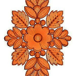 Embroidery Design for Cotton Fabric Applique Patch