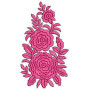 Arabic Embroidery Hijab Head Gear Applique Embroidery Design