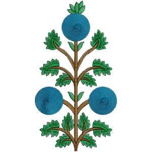 8721 Anarkali Embroidery Design