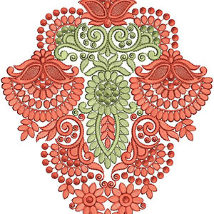 Saree Butta Embroidery Design 8770
