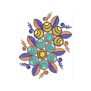 Striped Stitch Pattern Embroidery Design