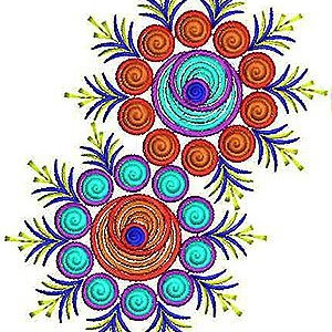 Strapless Maxi Dress Applique Embroidery Design