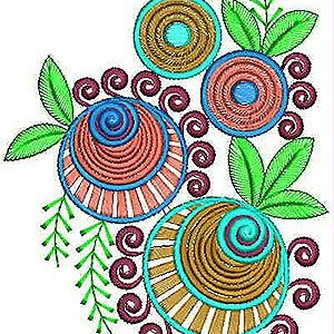 Tweed Jumper Dress Applique Embroidery Design