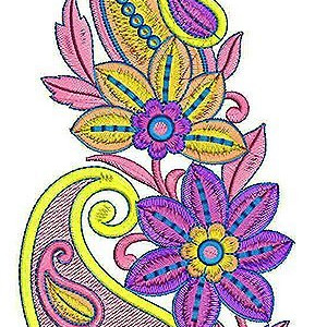 Ballroom Anarkali Dress Applique Design