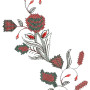 Flower Vine Embroidery For Skirts