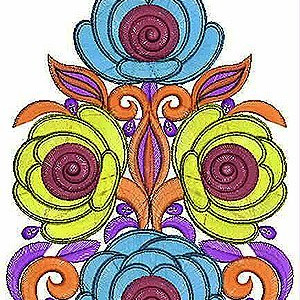 Whitney Tank Dress Back Embroidery Design