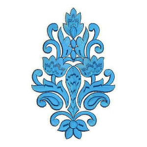 Large Floral Applique Embroidery