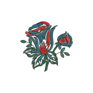 Rose Flower Embroidery