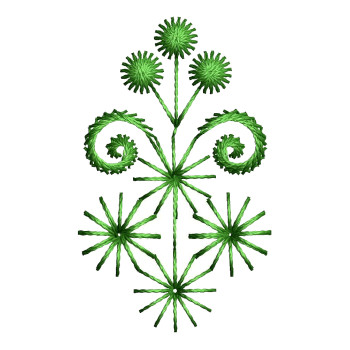 A-Line Folk Art Embroidery