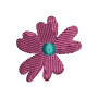 Adorable Heart Flower Patch Embroidery Design (2 Colors, 2.5cm x 2.5cm)