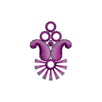 Applique Butta Embroidery Pattern