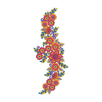 Applique Embroidery Designs For Kurti 16778