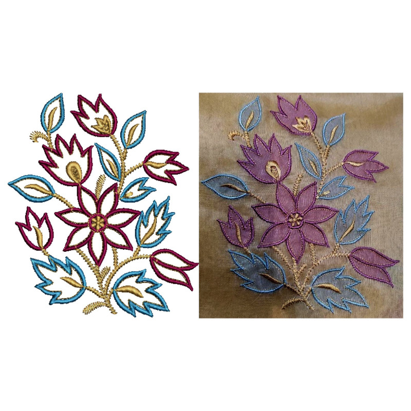 Applique Flower Design