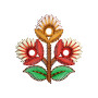 Applique Flower Machine Embroidery Design