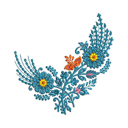 Arabic Floral Embroidery