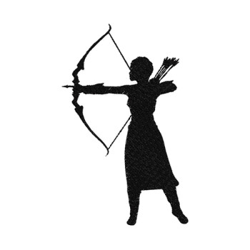 Archery Embroidery Design