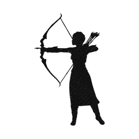 Archery Embroidery Design
