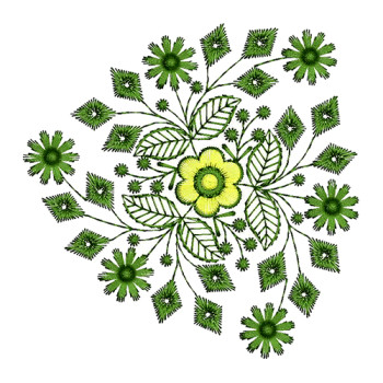 Baby Dress Embroidery Pattern