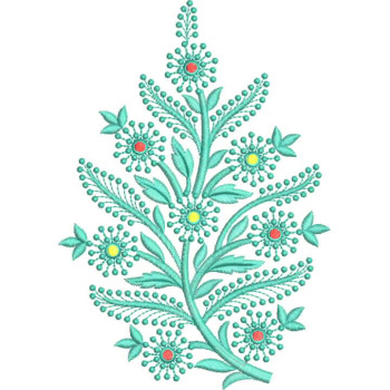 Bathrobe Embroidery Design