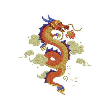 Bearded Dragon Embroidery Design