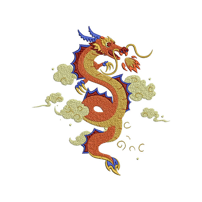 Bearded Dragon Embroidery Design