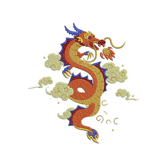 Bearded Dragon Embroidery Design