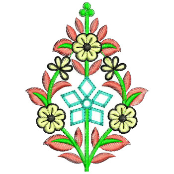 Beautiful Bottle Beg Embroidery Design 25494