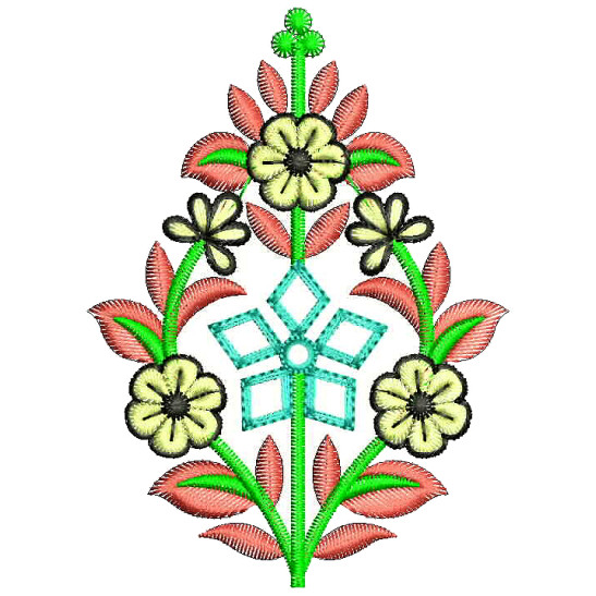 Beautiful Bottle Beg Embroidery Design 25494