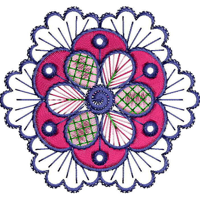 Beautiful Handbag Embroidery Design 25718