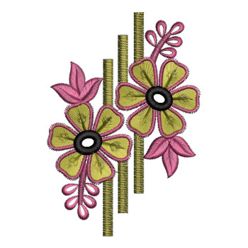 Beautiful Patch Embroidery Design 15048
