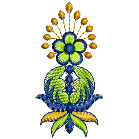 Beautiful Pot Pattern Applique Design 26137