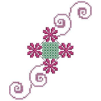 Bed Linen Embroidery Design 26230