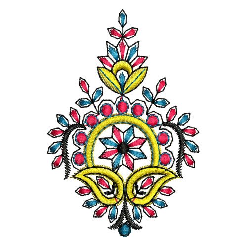 Beg Applique Embroidery Design 22640