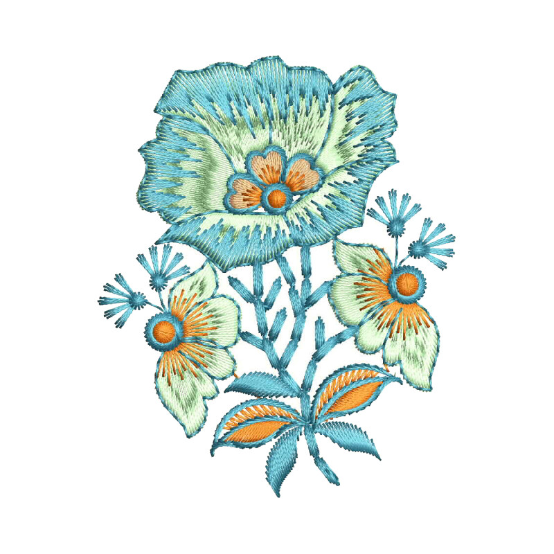 Beginner Floral Embroidery Pattern