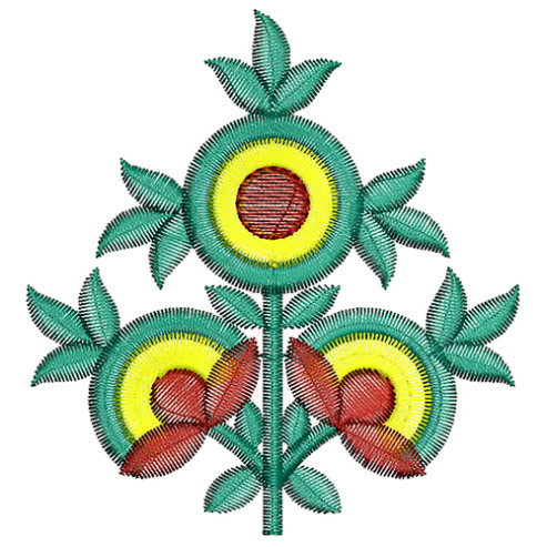 Blossom Embroidery For Jumper