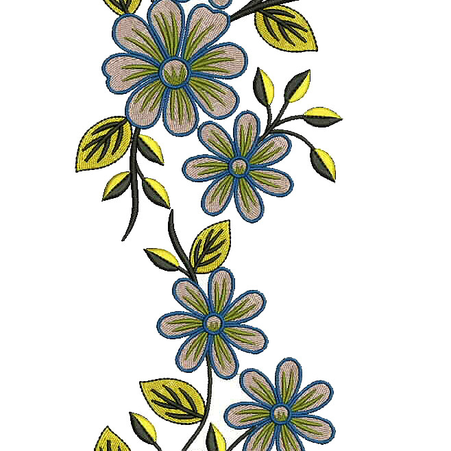 Blossom Tree Embroidery Design