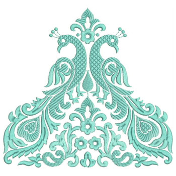 Blouse Back Neck Peacock Design