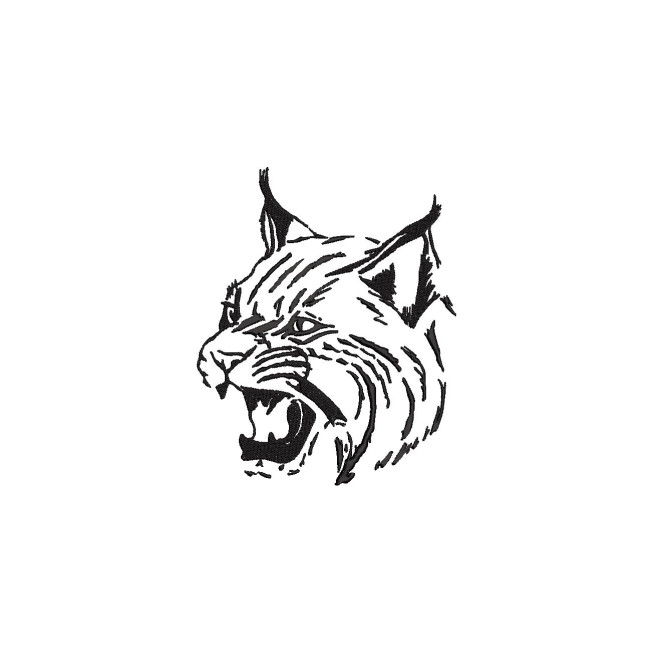 Bobcat Embroidery Design
