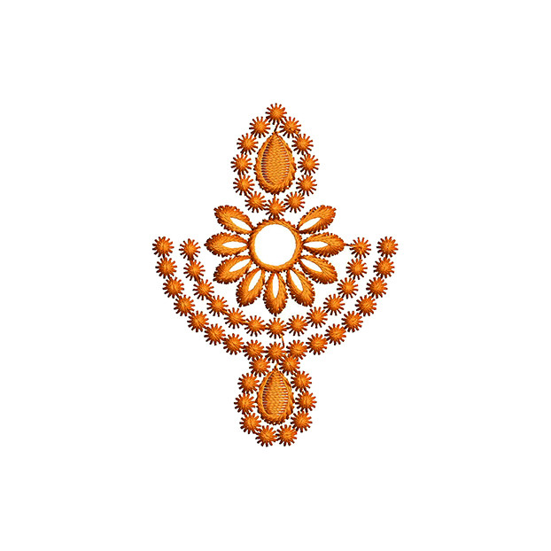 Bouffant Skirts Embroidery Design